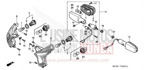 CLIGNOTANT XL650V6 de 2006